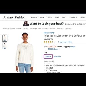 [Rebecca Taylor ]Women's Soft Spun Sweater NWOT